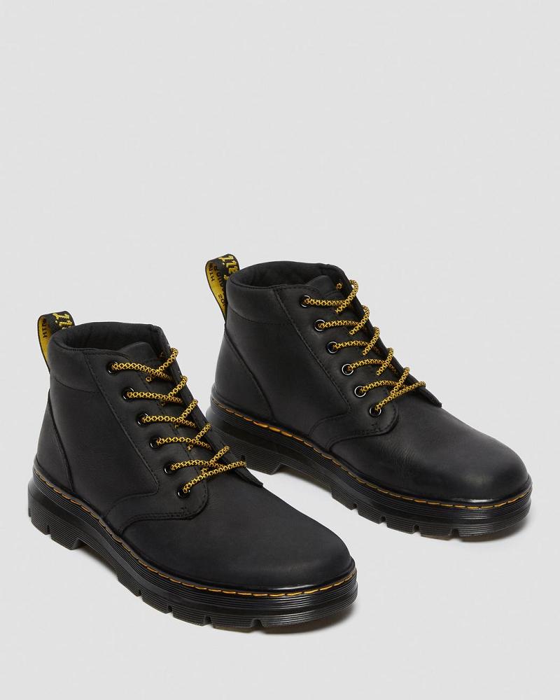 Black Women's Dr Martens Bonny Leather Ankle Boots | CA 43CTV